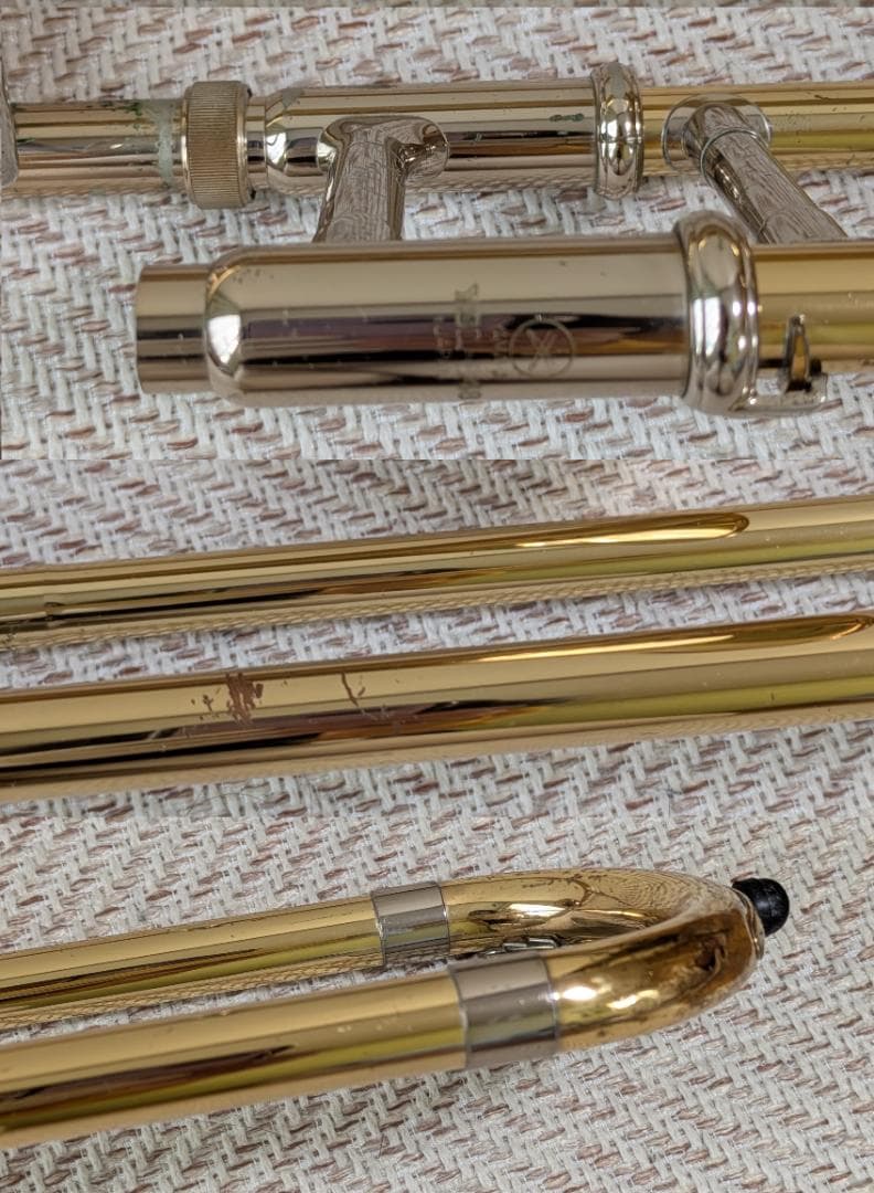 YAMAHA ヤマハ テナーバストロンボーン YSL-648 マウスピース２付き