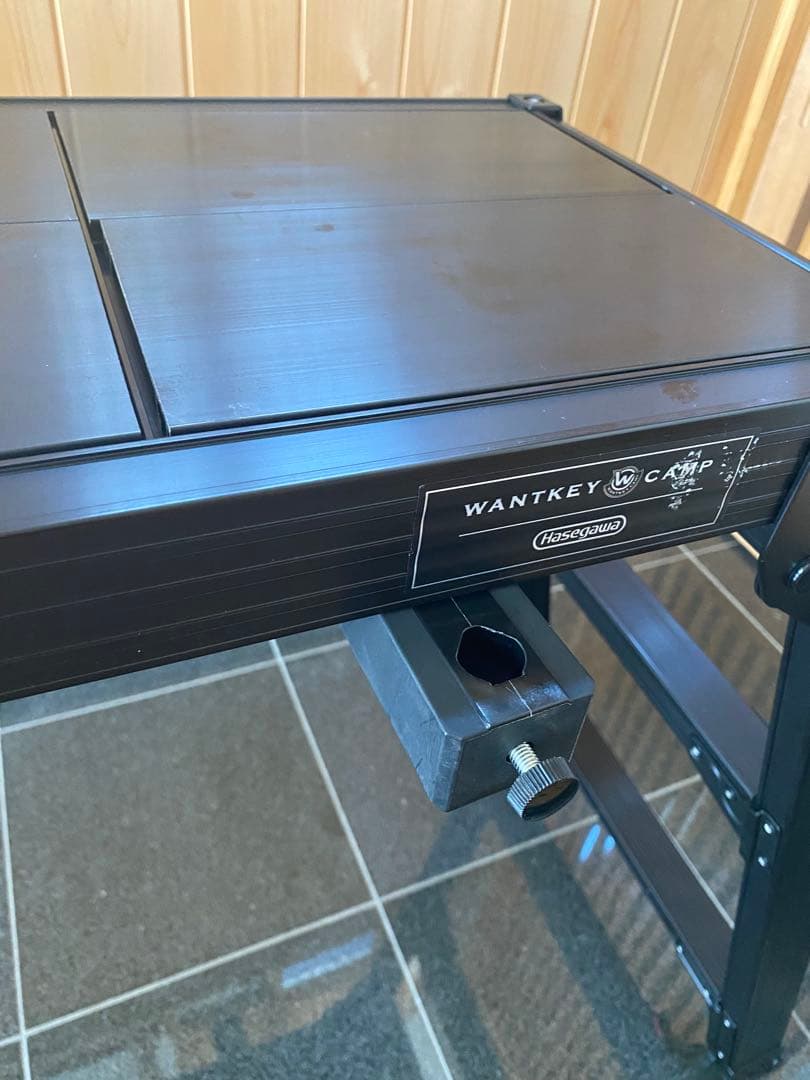 WANTKEY CAMP × HASEGAWA アルミグリルテーブルホルダー付き