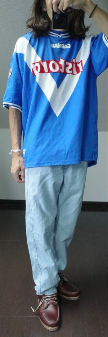 バッジョユニフォームブレシアGARMANセリエAヴィンテージサッカー代表XL