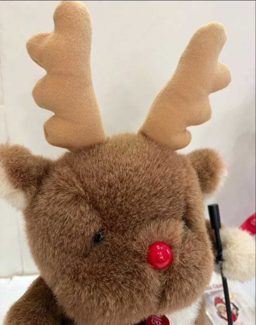 美品 サンタクロースとトナカイのぬいぐるみセット　チムニーワールド 昭和　レトロ