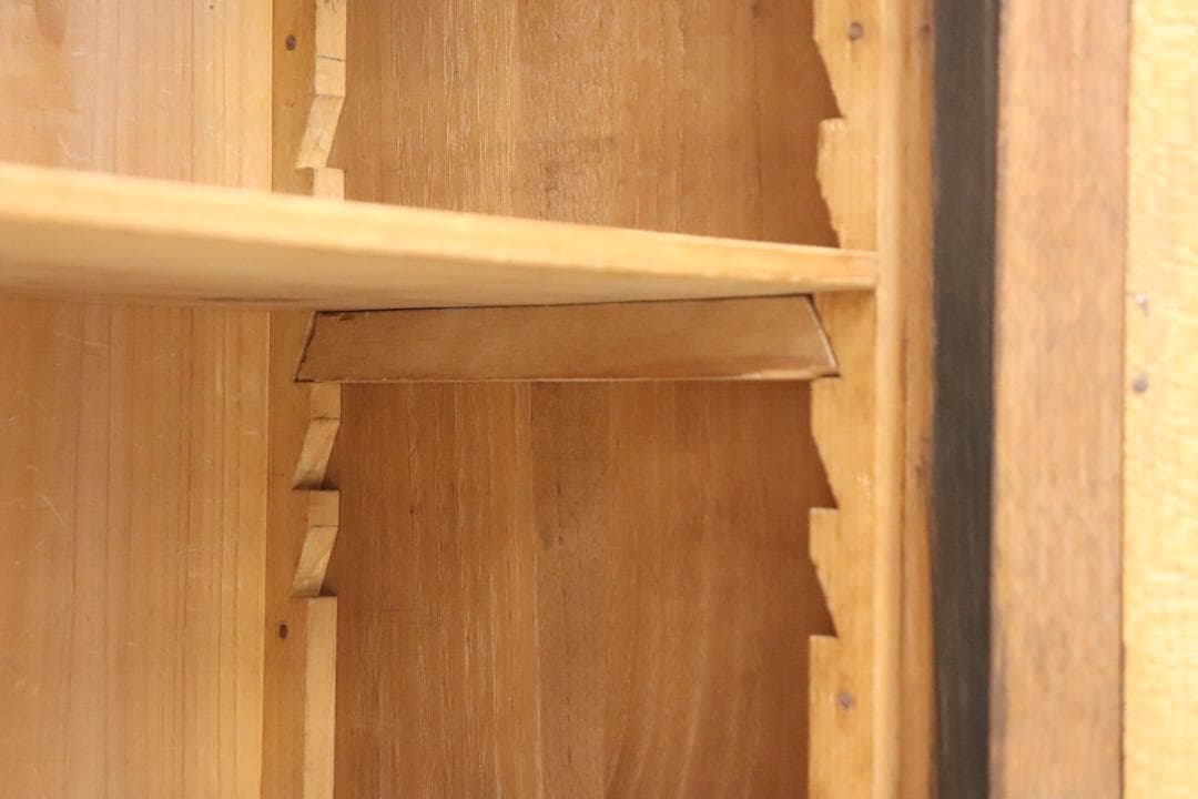 レトロ キャビネット 食器棚 書棚 本棚 本箱 収納 水屋