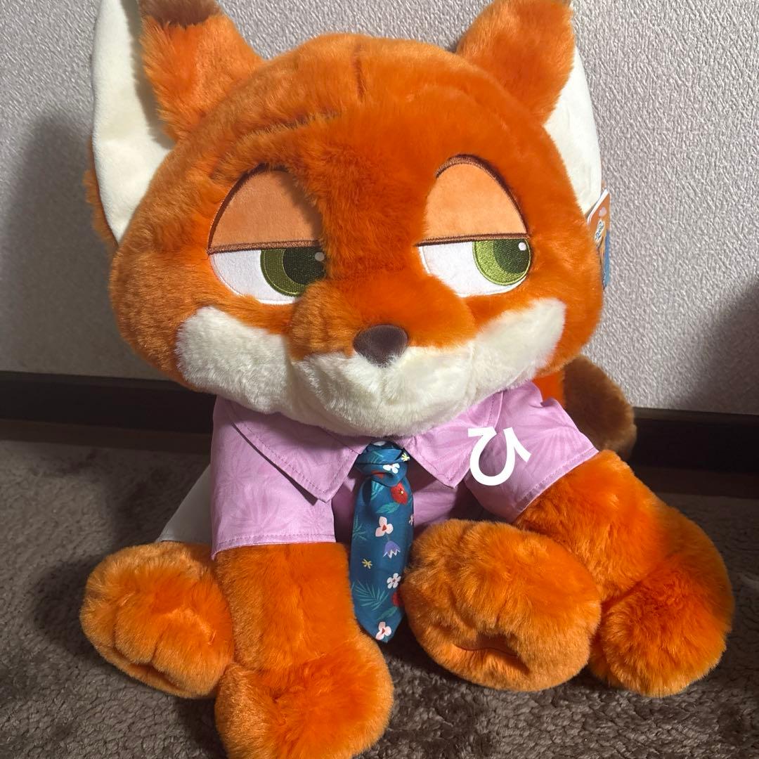 ズートピア2 ぬいぐるみ　ブランケット付き