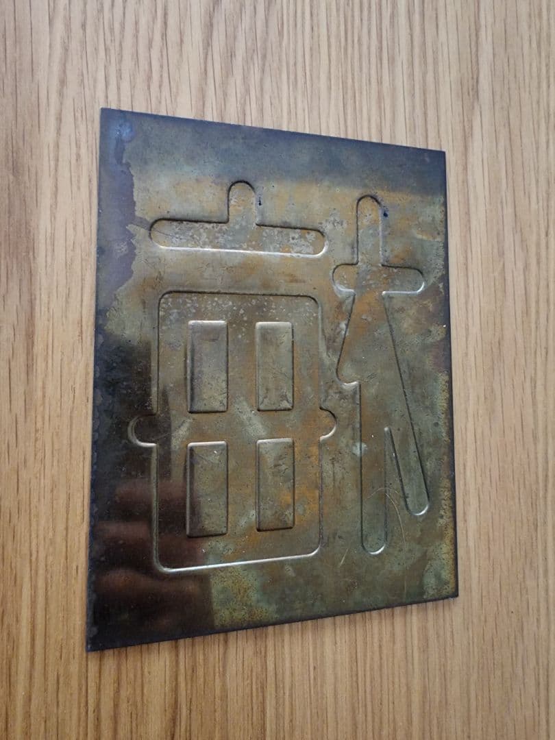 区名札 当時物 鉄道部品 国鉄 鉄道廃品 鉄道グッズ 蒸気機関車 匿名 サボ