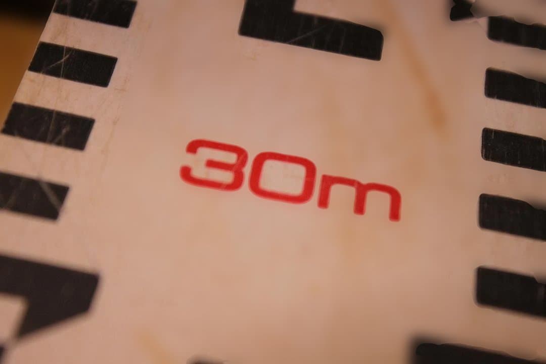 リボンロッド 幅 60mmケース付 30m ハイビスカス 紅白ロッド 陸上競技