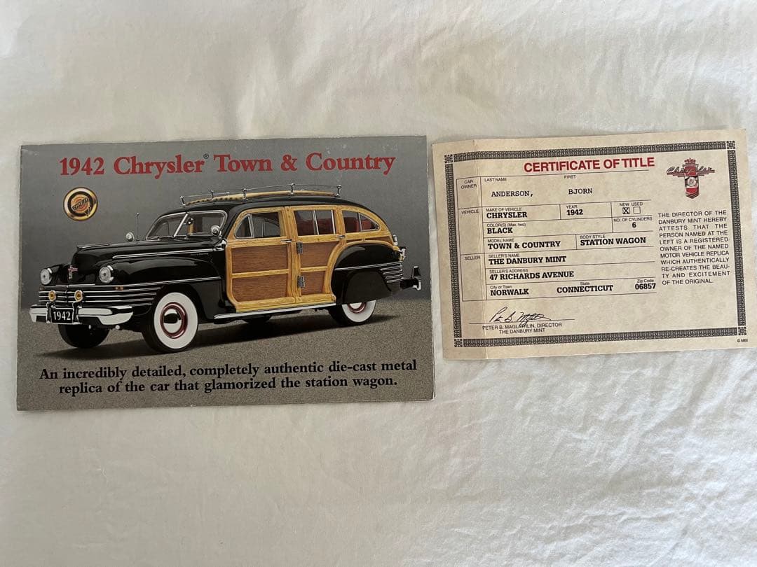 スミレ　ダンバリーミン1/24 1942Chrysler