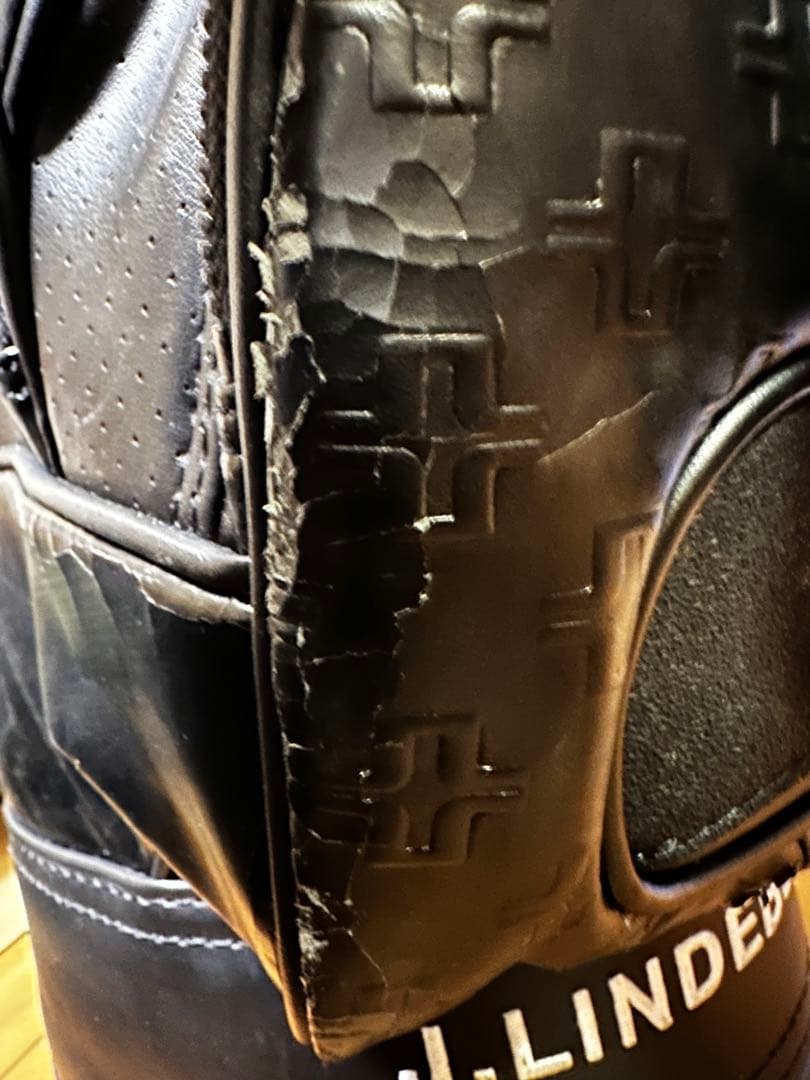 J.LINDEBERG ブラックゴルフバッグ