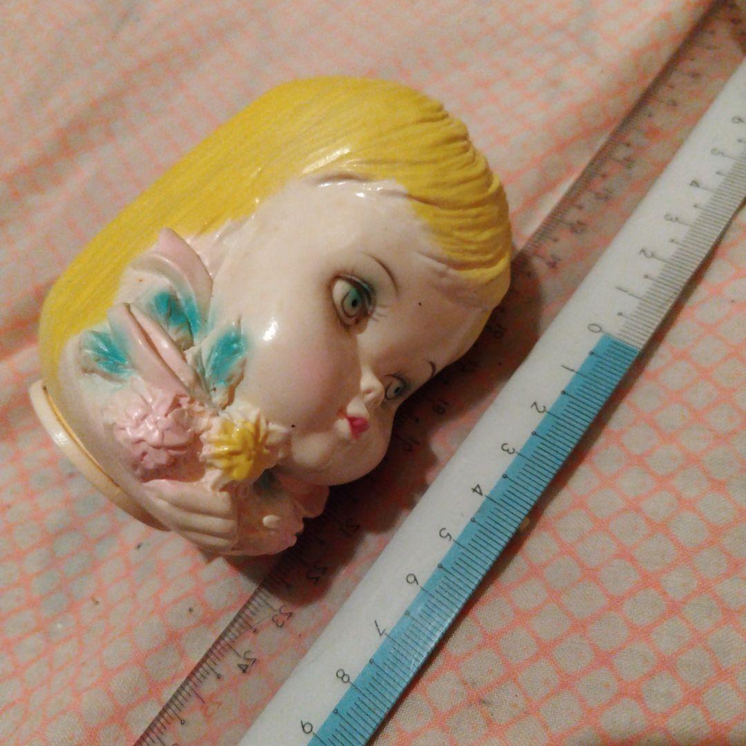 昭和レトロ　ダリアちゃん　ソフビ貯金箱 約10cm　そごうデパート　販促品　希少