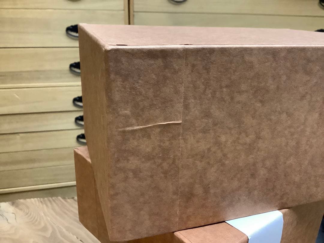 クラフト紙 ギフト箱 茶色　中サイズ、小サイズ　セット