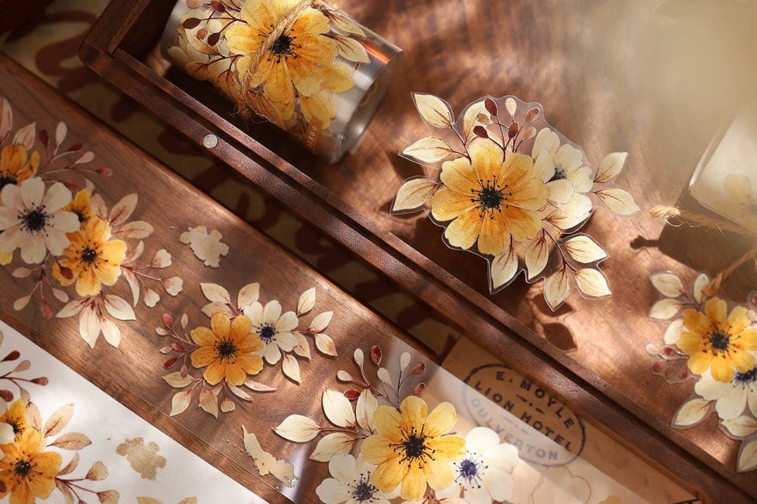 小白家文創《夏日序曲》海外マスキングテープ　マステ 【2519】