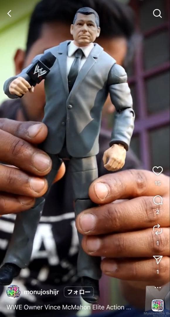 WWE マテル ヴィンス マクマホン トリプルH ステフフィギュア 3体セット