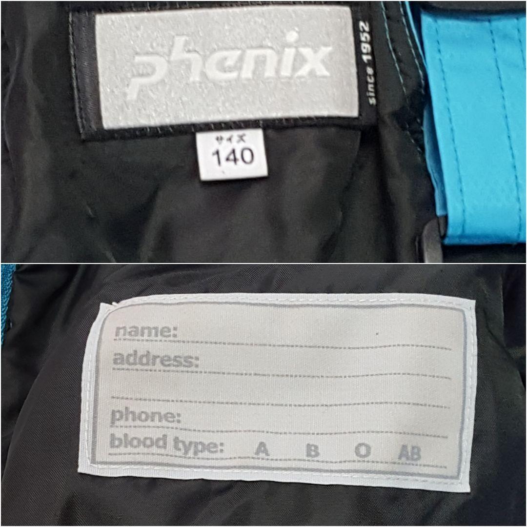 ROXY × phenix キッズ140 スノーウェア 上下セット スキースノボ