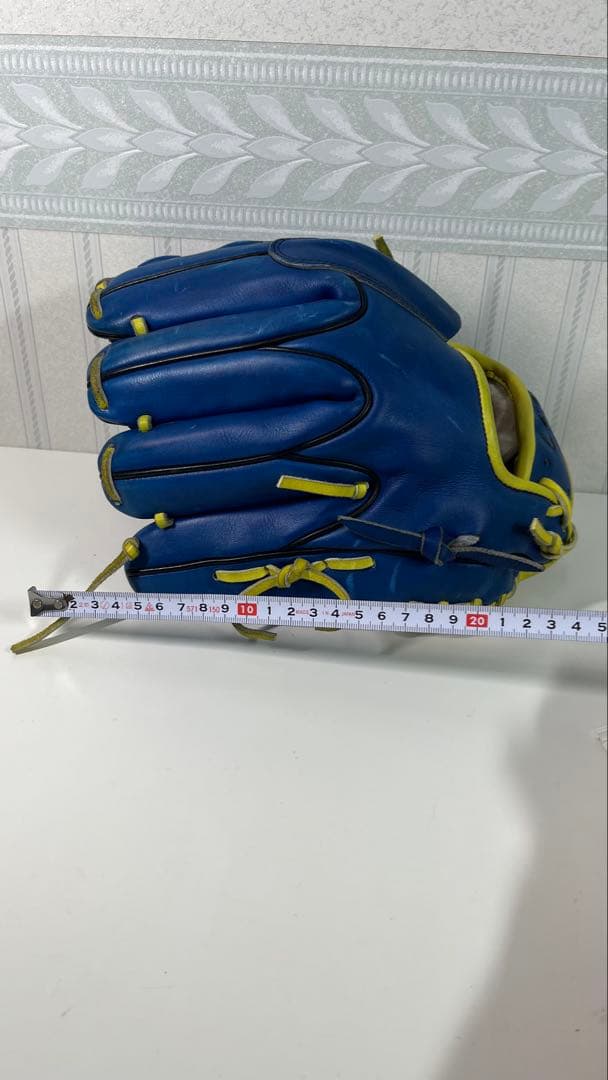 Mizuno ミズノ 投手用グローブ 軟式グローブ 青