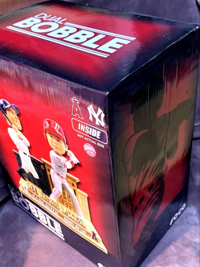 251個限定　大谷翔平　ベーブルース　ダブルボブルヘッド　シリアル№付　未使用品