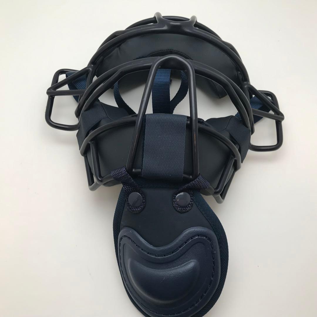 新品　ミズノ　硬式 野球　キャッチャー 防具　捕手 ヘルメット セット　ネイビー