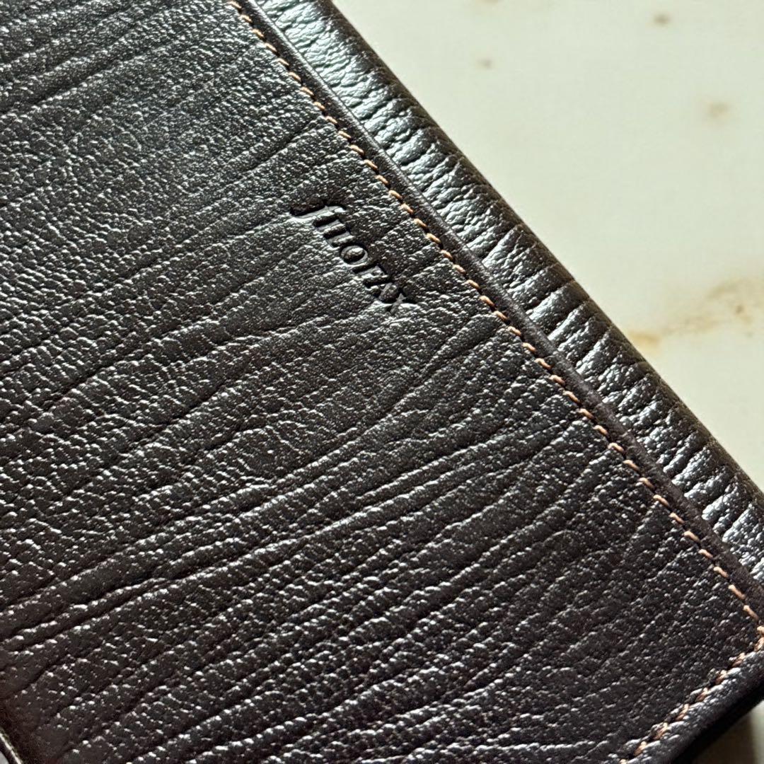 Filofax チェスター 名刺入れ＆ペンケース 本革ブラウン セット 未使用品