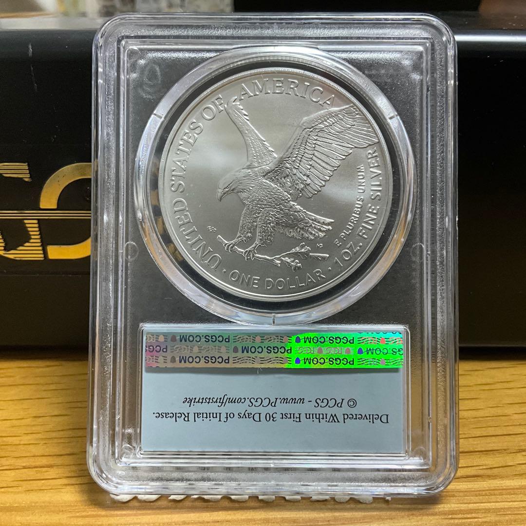 【新品】Silver Eagleイーグル銀貨2022 PCGS MS70