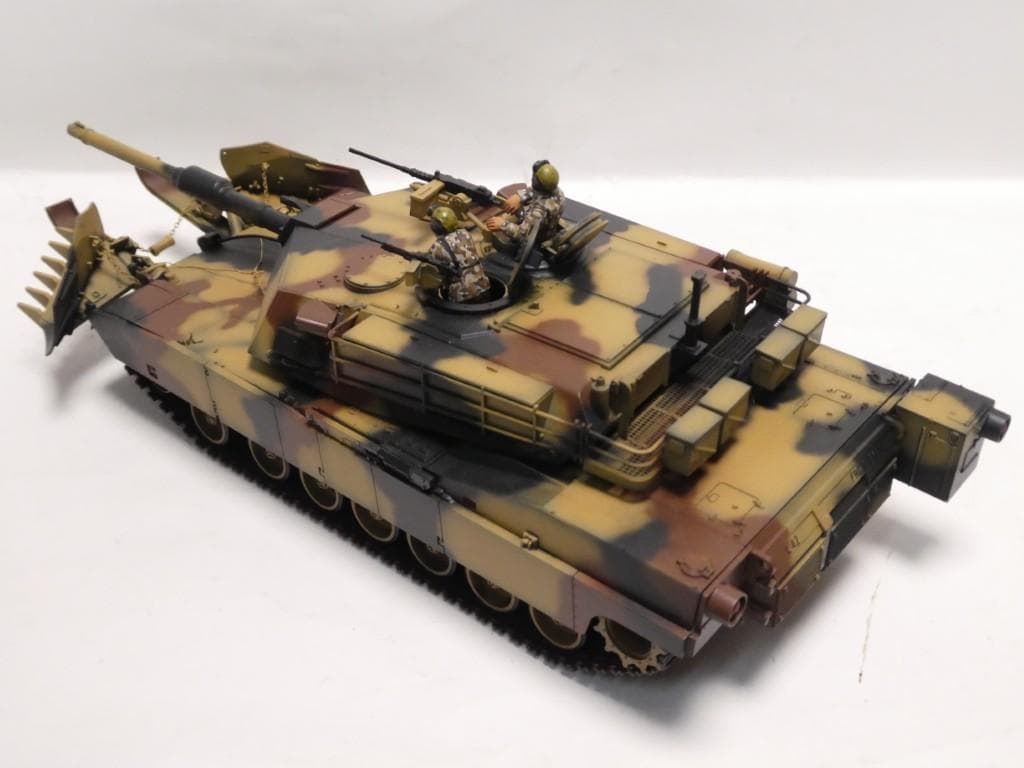 タミヤ 1/35 　アメリカ M1A1 マインプラウ　完成品
