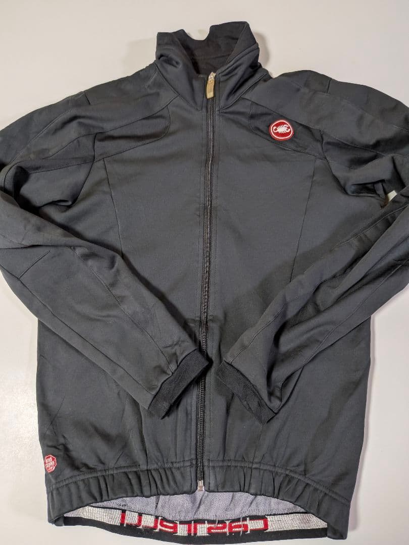 Castelli カステリ サイクルジャケット 長袖 冬用　S ブラック 黒