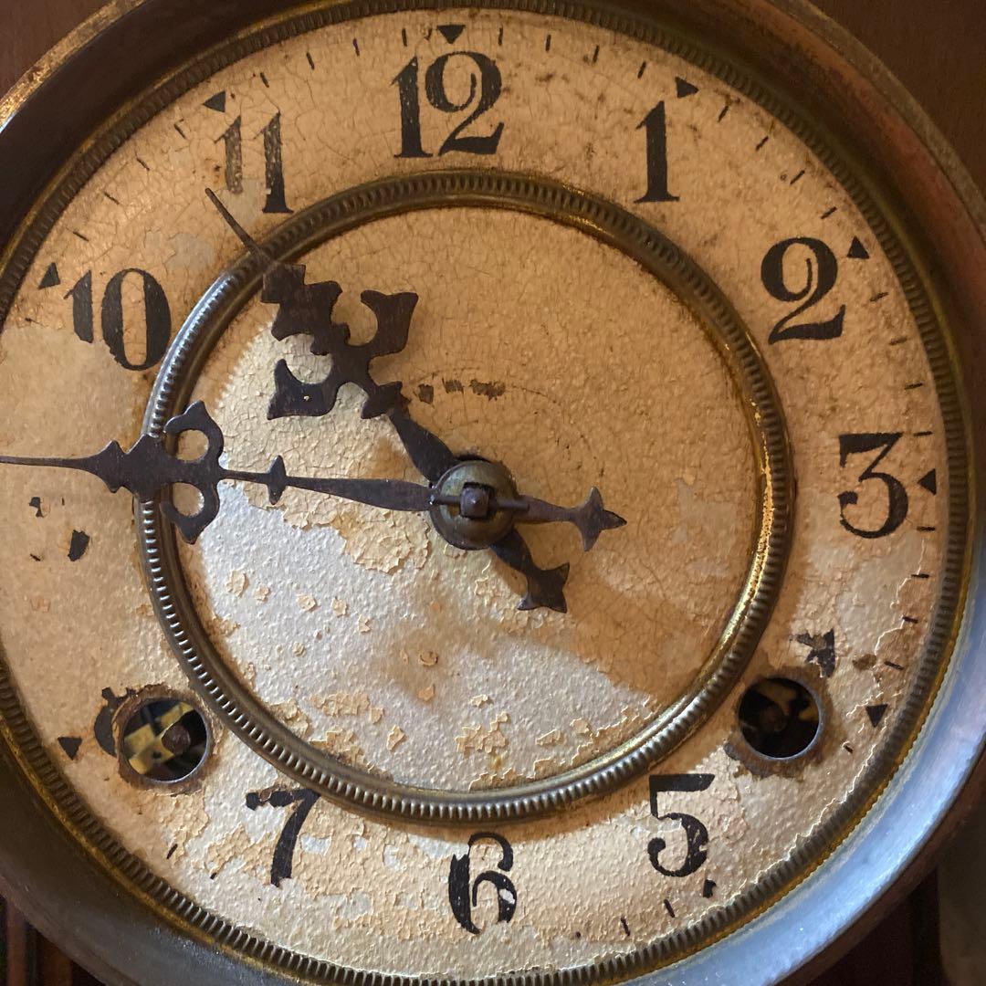 アンティーク　振り子時計　柱時計　ジャンク品