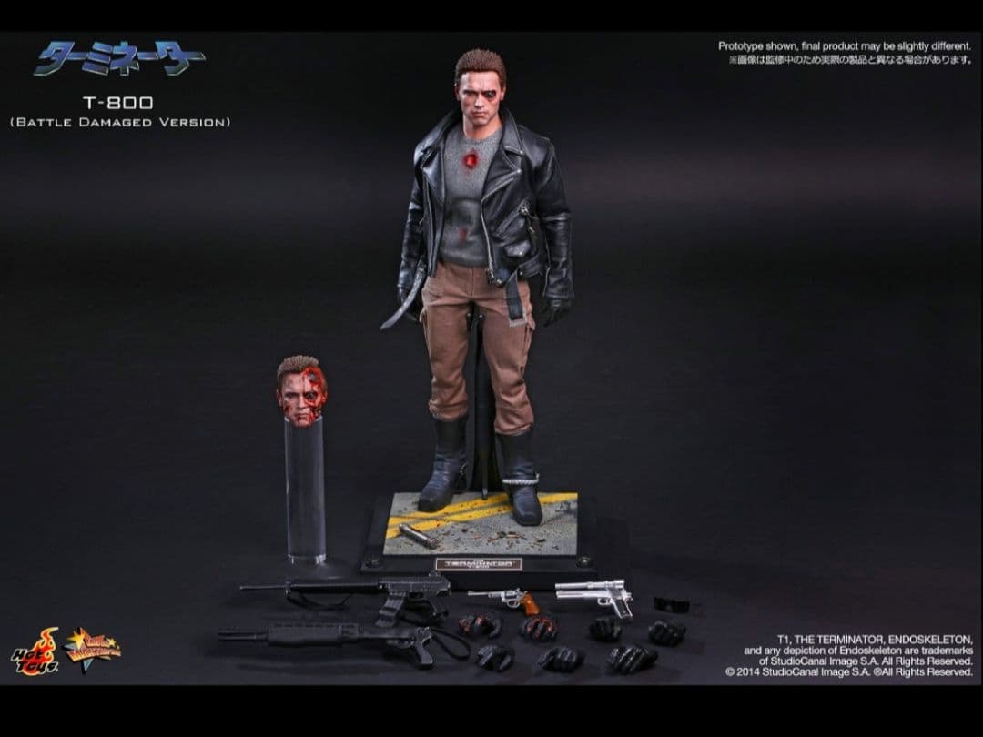 HOTToys.[( T-800)バトルダメージ 版 1/6]