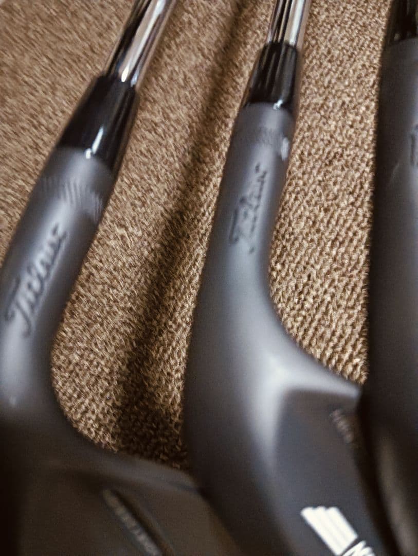 ふくきなこ vokayウェッジ SM10 ジェットブラック3本セット