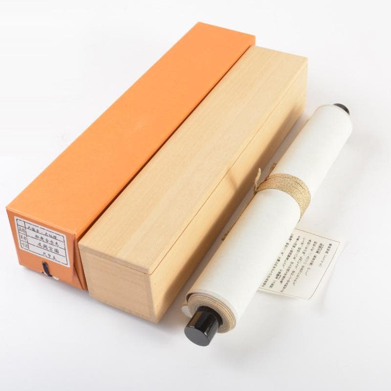 かぶとむし　掛軸　6161A　茶碗　5596　2点まとめて