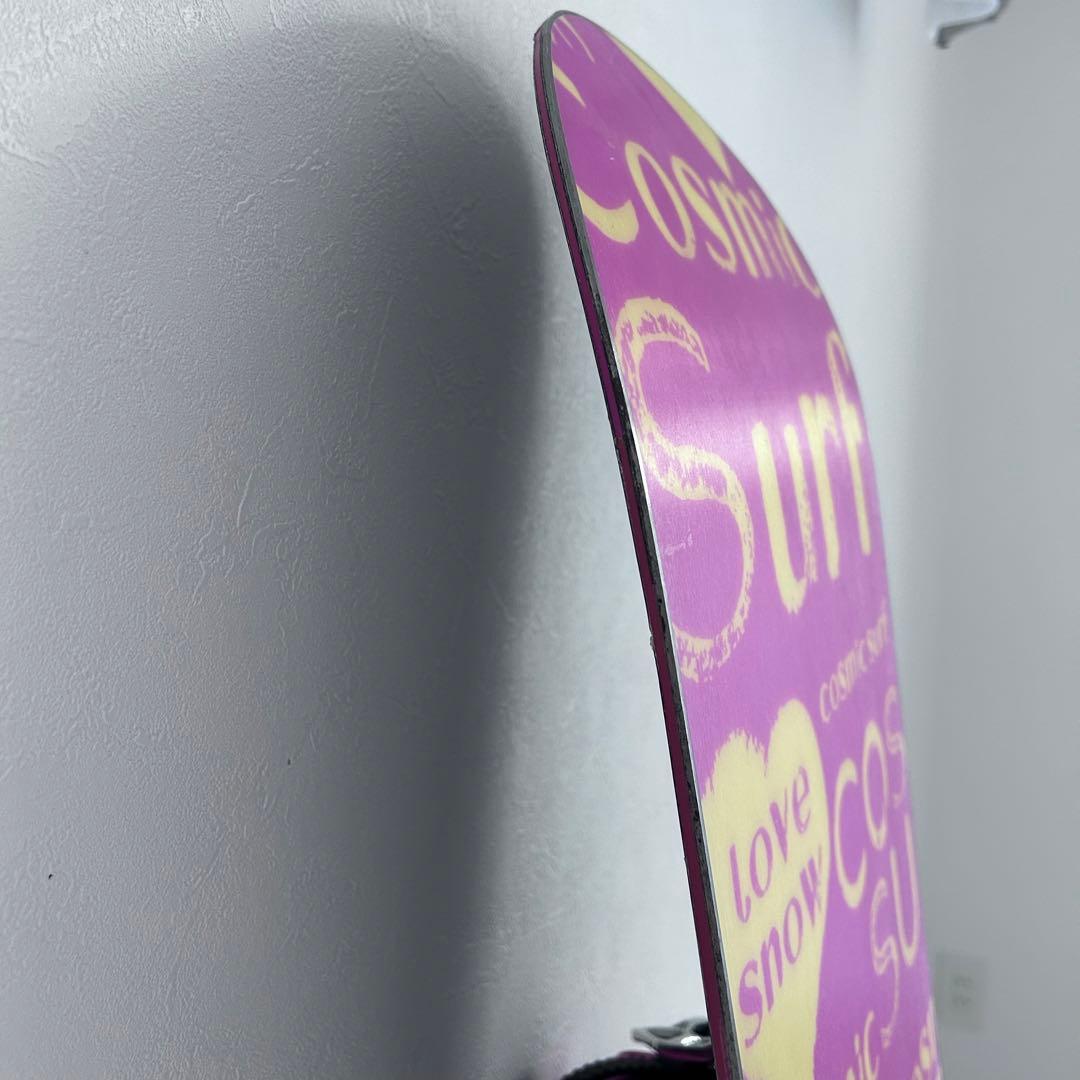 【初心者向け】Cosmic Surf スノーボード板 142cm
