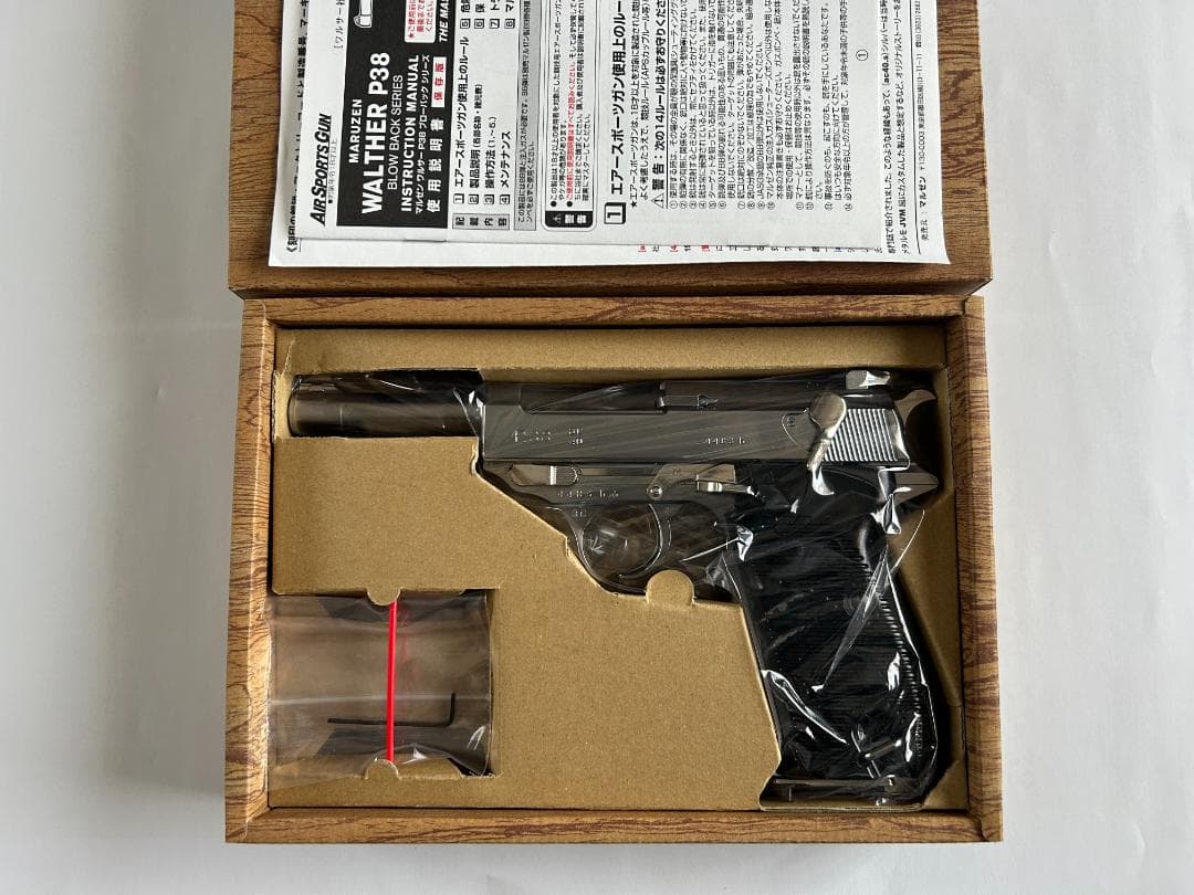 マルゼン ワルサーP38 AC40 s シルバーモデル 新品、未使用