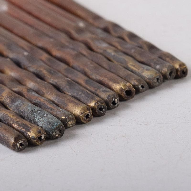 茶道具　銅火箸　六膳まとめて　V　R8596