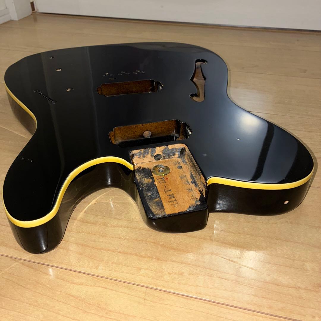 フェンダージャパン テレキャスター シンライン ボディ ブラック　HH