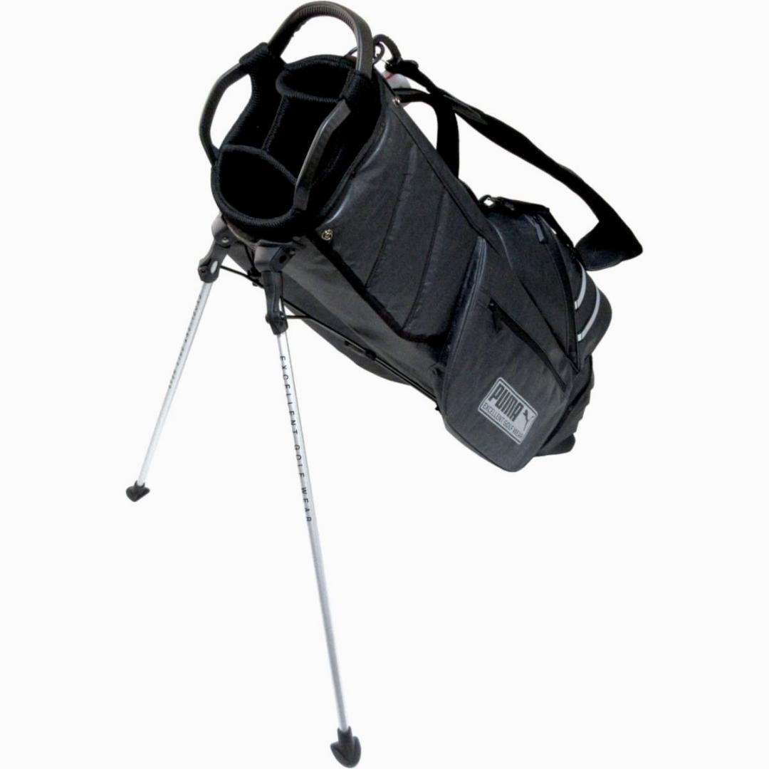 新品未使用 PUMA ブラック キャディバッグ スタンド付き