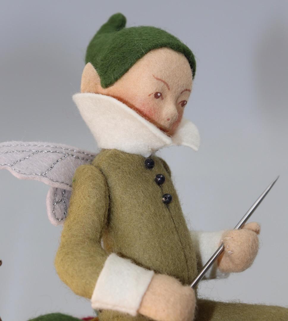 ペリウィンクル 妖精デザイン ピンクッション John Wright Dolls