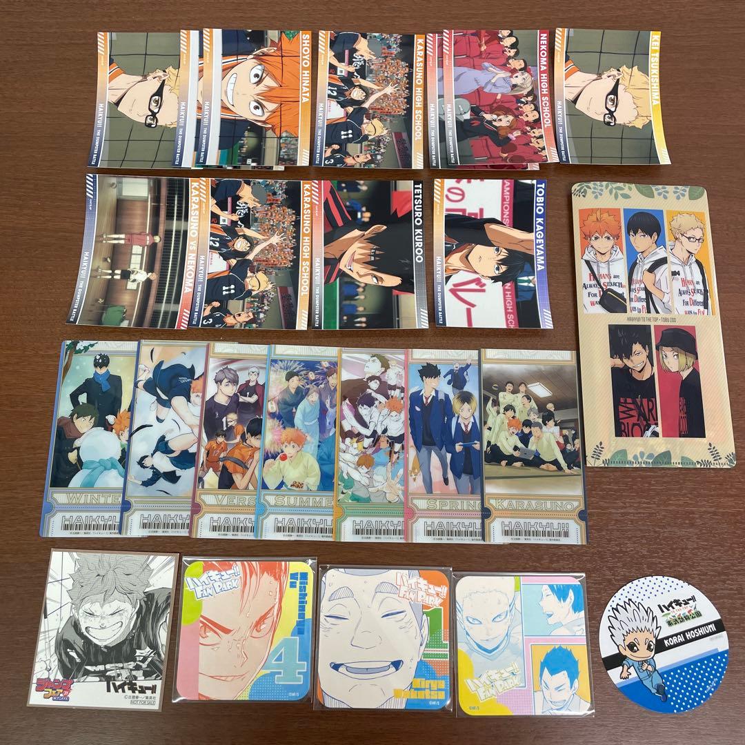 ❶ハイキュー!! ハイキュー展 色紙 コースター ポストカード 紙類 まとめ売り