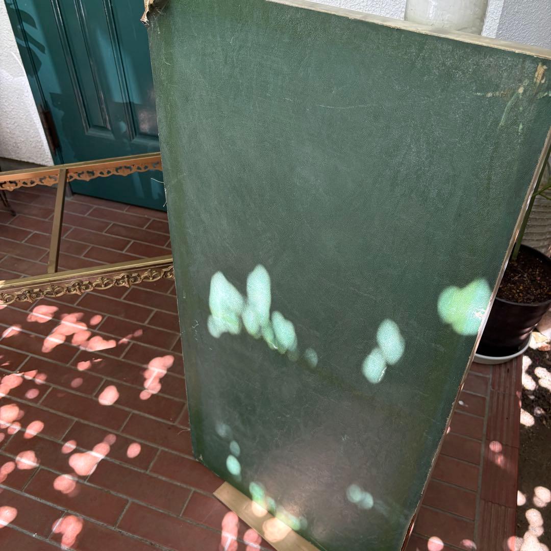 大理石テーブル アンティーク レトロ コーローテーブル　W100×D50×H46