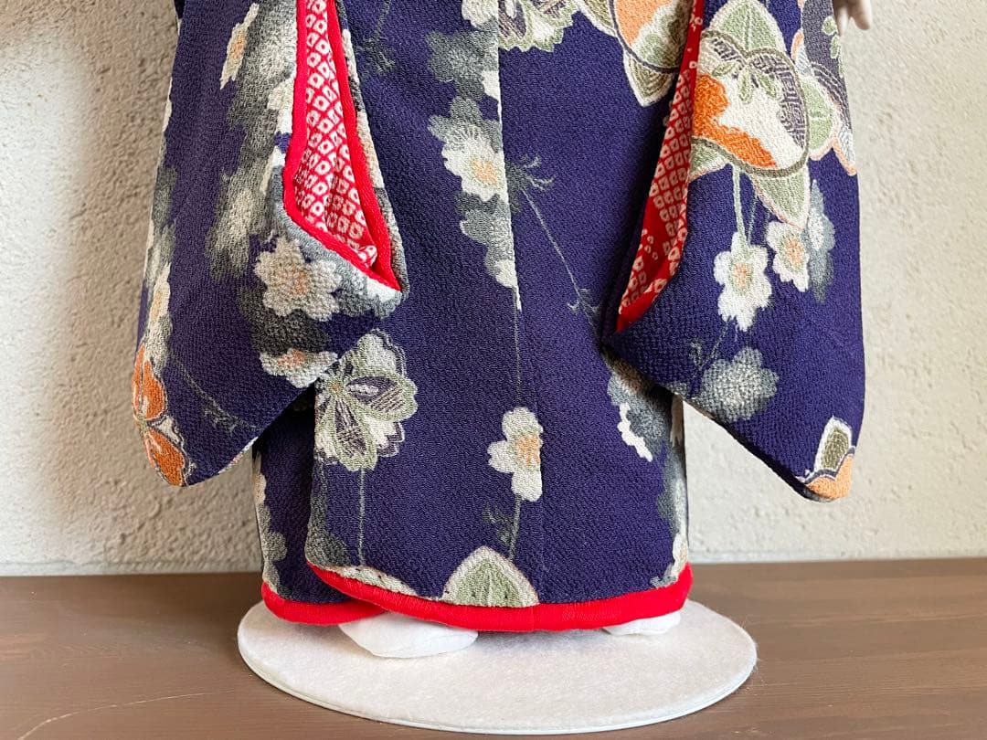 ビスクドール 日本人形 ハンドメイド 市松人形 着物 創作人形 和 アンティーク