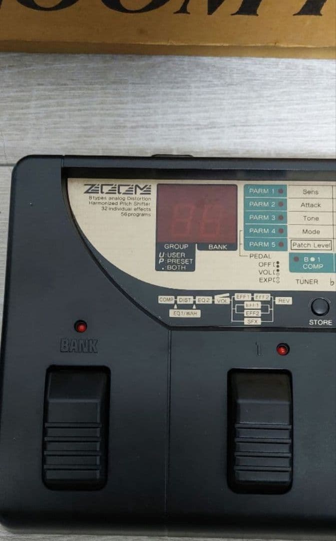 ZOOM PLAYER 3030 ギターエフェクター　ヴィンテージ