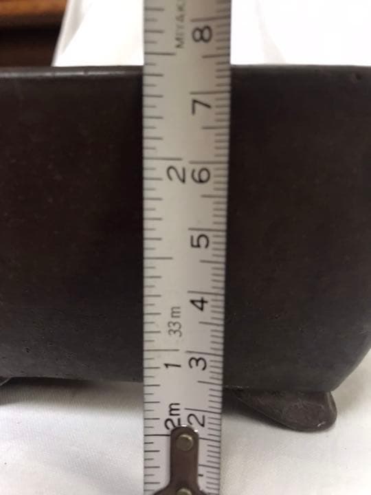 盆栽鉢　希少時代抜群常滑盆栽鉢佳山紫泥雲足正方鉢山野草寄せ植えサボテン植木鉢