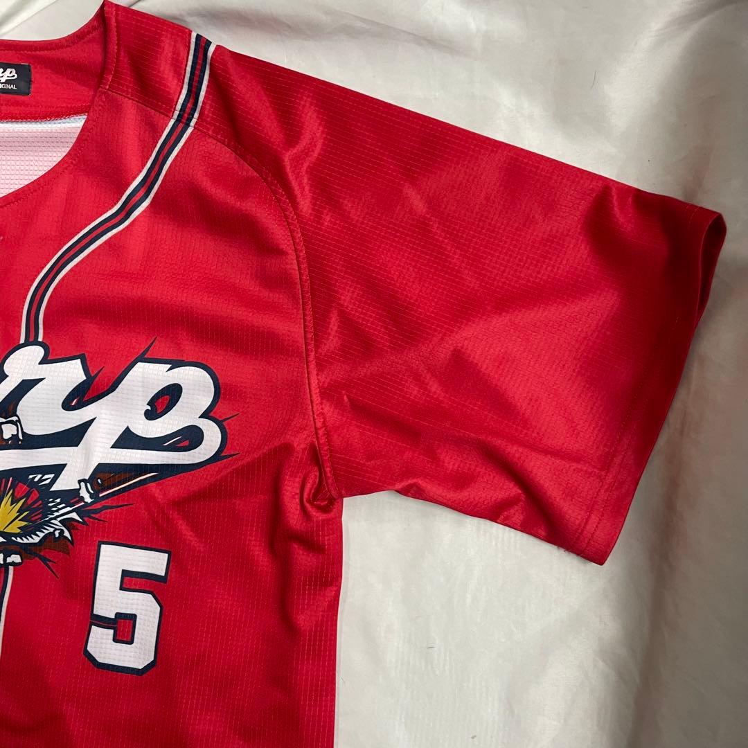 ◯広島東洋カープ ドッカンユニフォーム バリバリ Tシャツ 長野選手