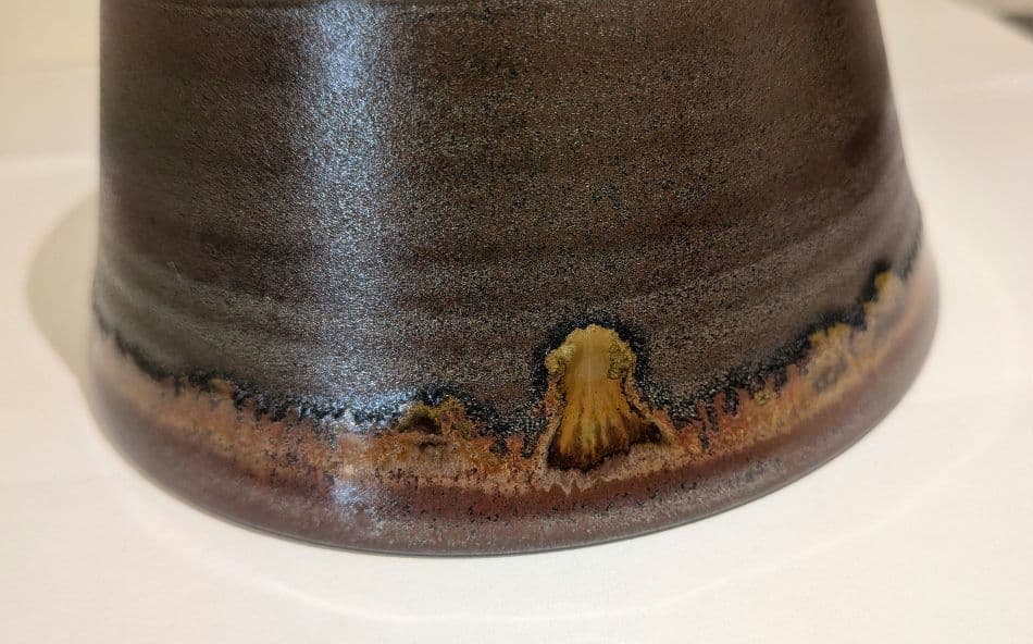 『鬼丸雪山』高取焼　茶碗　茶道具　共箱共布しおり栞　雪山窯