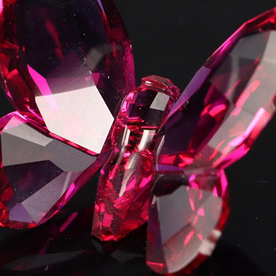 Y2435-6 スワロフスキー クリスタル バタフライ 蝶 3個セット