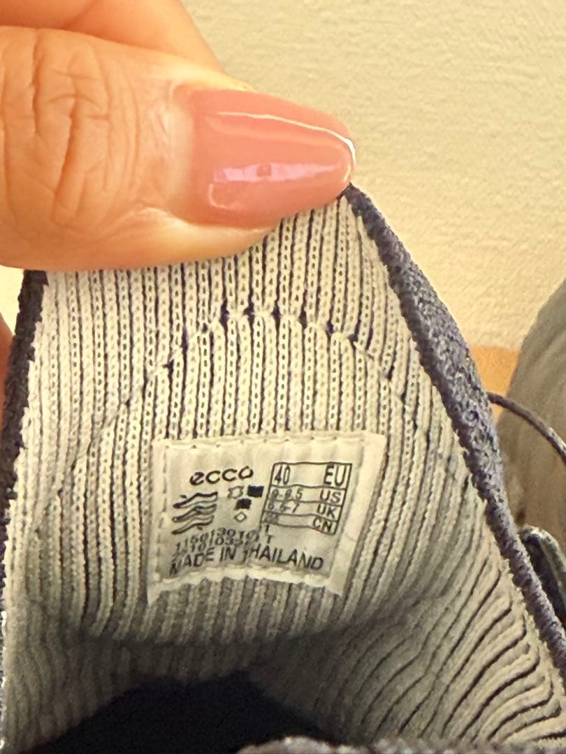 【美品】ECCO ゴルフシューズ 撥水加工！25.5cm