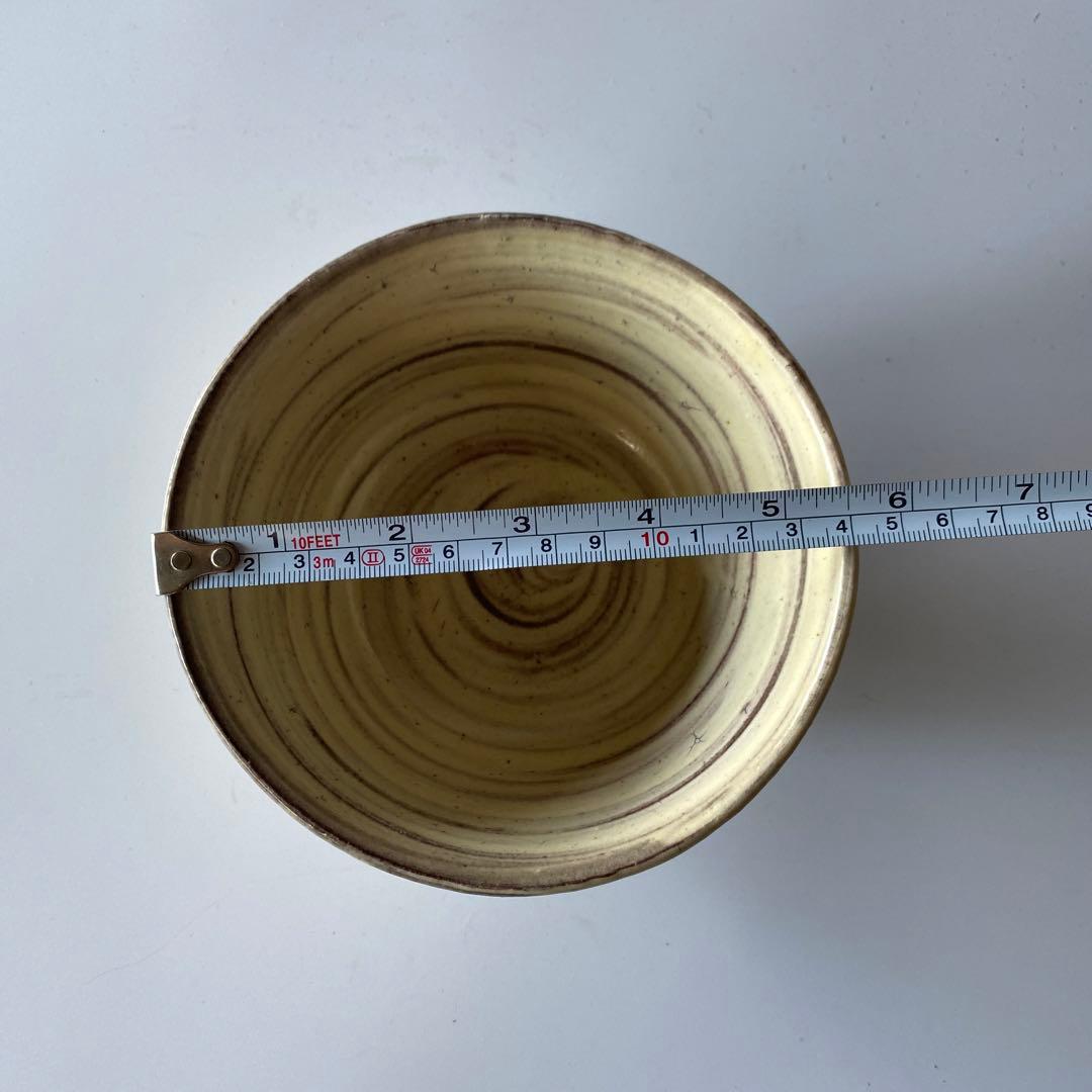 舩木道忠 刷毛目茶碗 共箱付