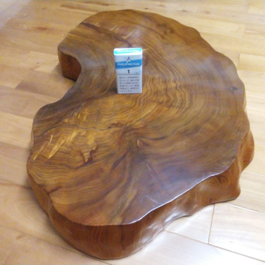 屋久杉　希少　特大寸法の花台・敷台