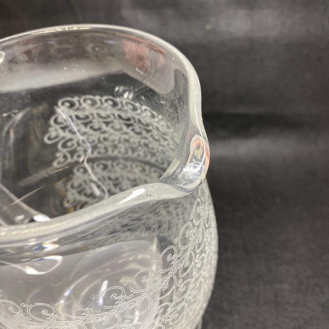 バカラ　ローハンピッチャー　高さ19.5㎝　東Y7-0213☆2Fトヒル