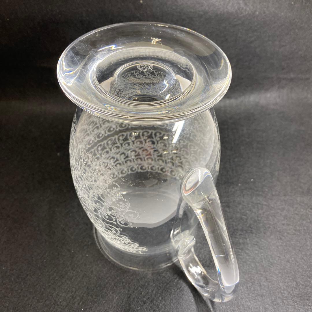 バカラ　ローハンピッチャー　高さ19.5㎝　東Y7-0213☆2Fトヒル