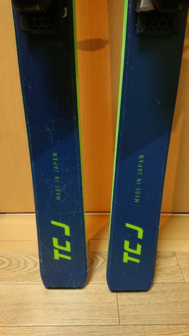 美品 OGASAKA CT-J 160㎝ ジュニアスキー板 簡単調整ビンディング