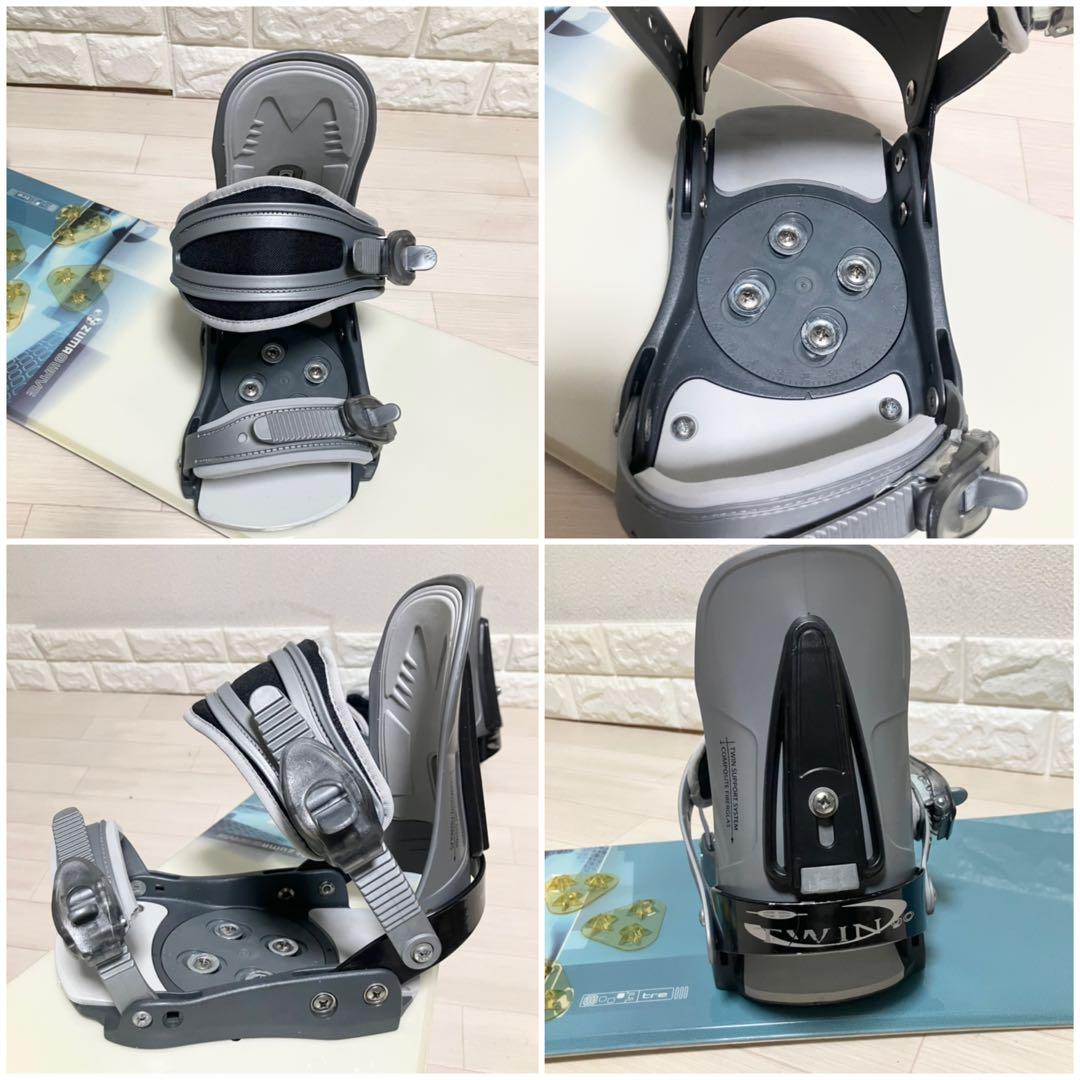 バック付/ZUMA WAVEツマ スノーボードセット138cm/バインディングS