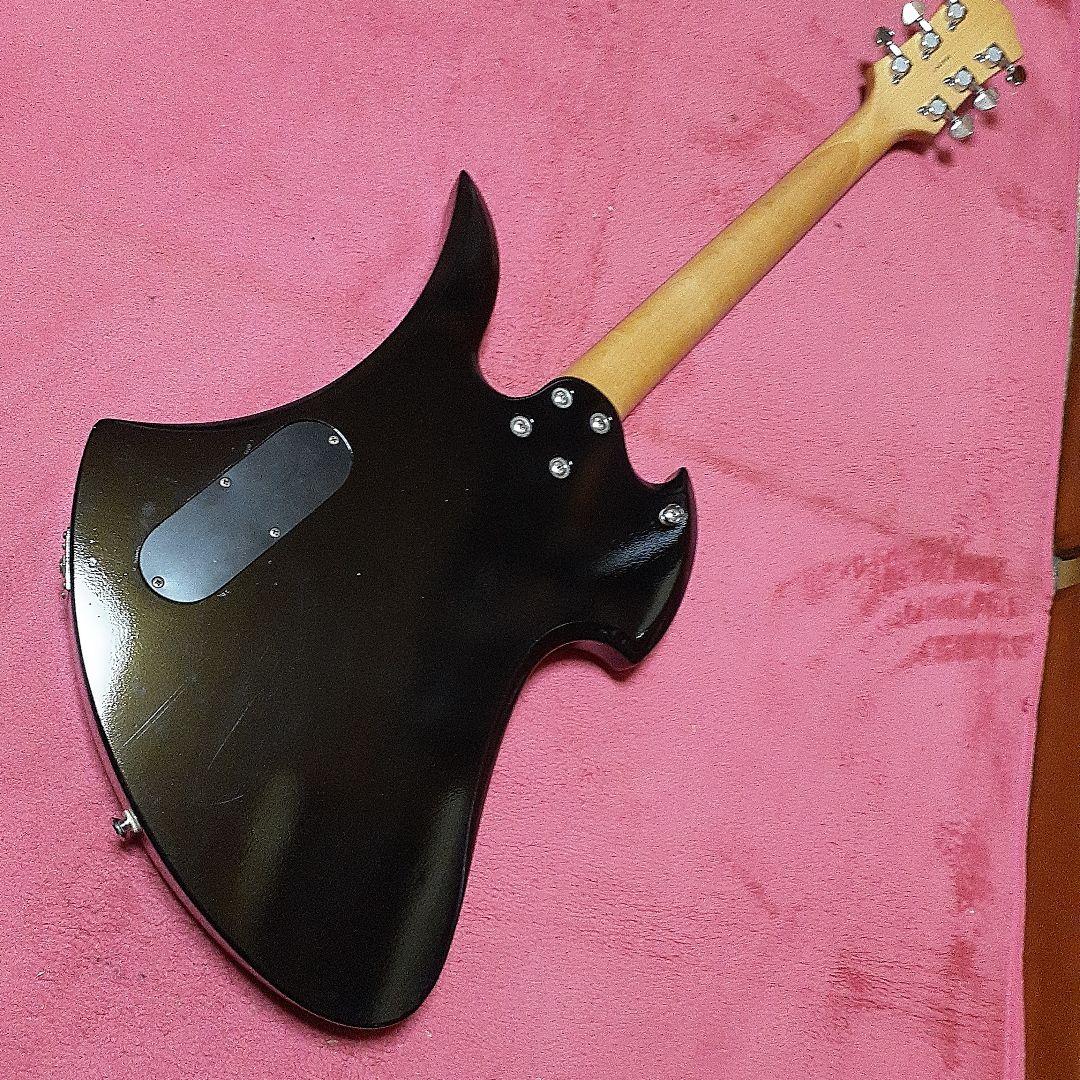 【良・美品】薔薇髑髏ペイント・hideモデル。モッキンバードエレキギター。