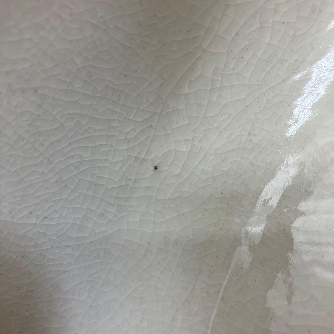 骨董品　茶道具　水差　志野平水指　掻合塗割蓋　加藤五陶　造　共箱　S460HMS