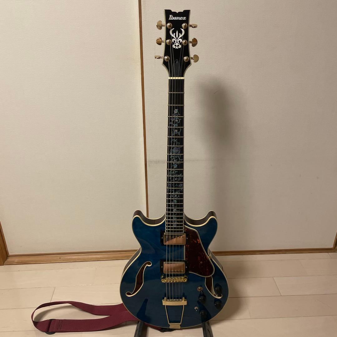 Ibanez AMH90QM Trance Blue (TBL) トランスブルー